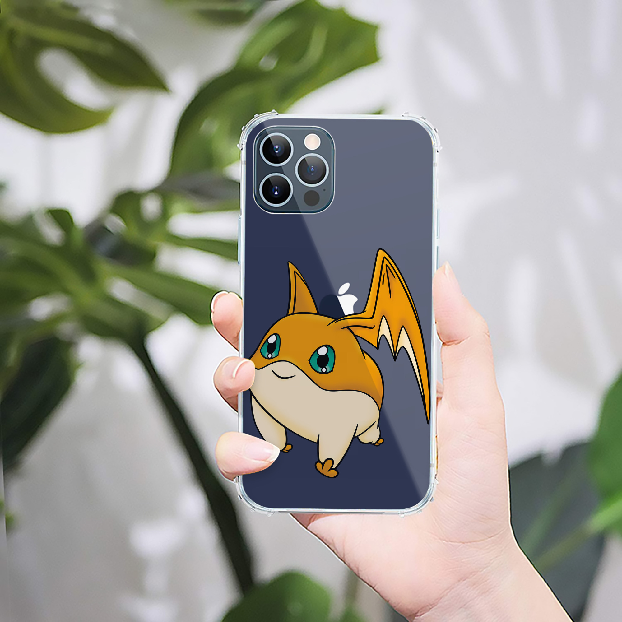 （画像用） Digimon デジタルモンスター/デジモン 【iPhone 12シリーズ対応】透明スマホケース（クリアソフトケース）